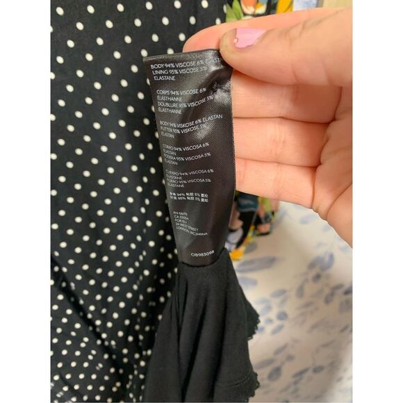 Anthropologie Maeve Sawyer Floral Polka Dot Dress Size S - Picture 7 of 8